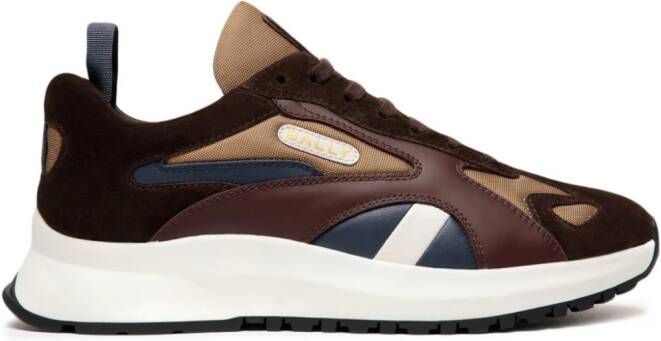 Bally Sneakers met vlakken Bruin