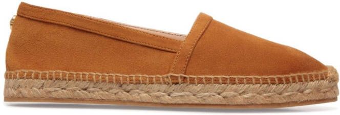 Bally Suède espadrilles Bruin