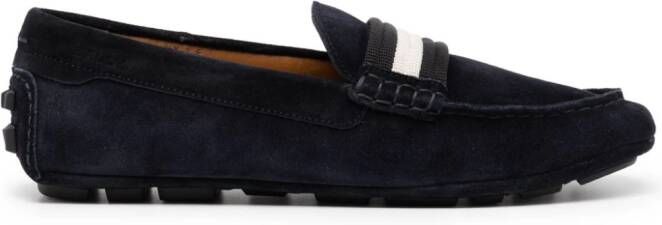 Bally Suède loafers Blauw