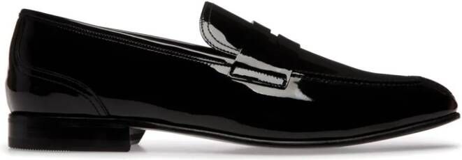 Bally Suisse lakleren loafers Zwart