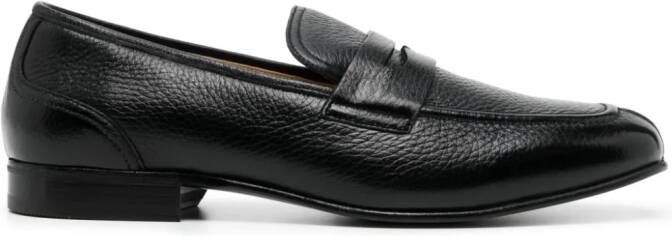 Bally Suisse leather loafers Zwart