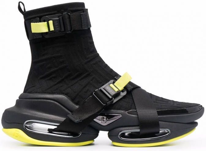 Balmain B-Bold high-top sneakers Zwart