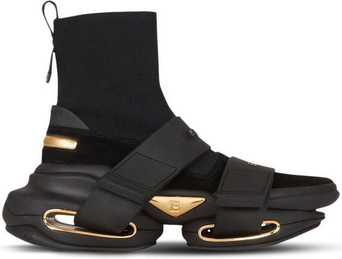Balmain B-Bold high-top sneakers Zwart