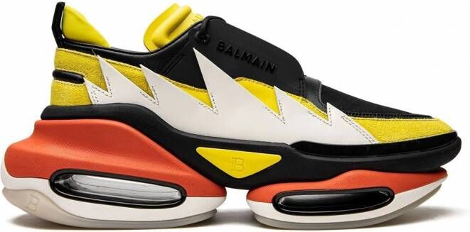Balmain B-Bold low-top sneakers Geel