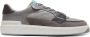 Balmain B-Court Flip geperforeerde leren trainers Gray Heren - Thumbnail 2