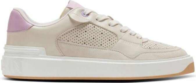 Balmain B-Court leren sneakers Beige