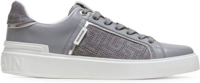 Balmain B-Court leren sneakers Grijs