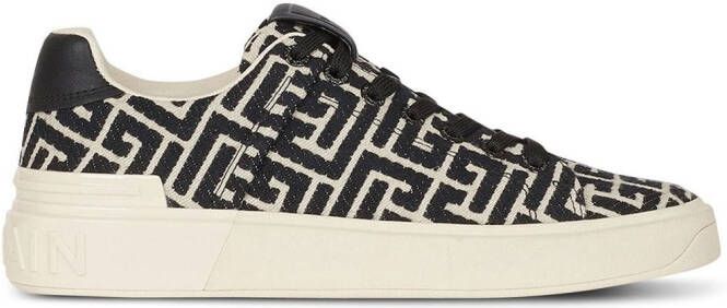 Balmain B-Court suède sneakers Wit