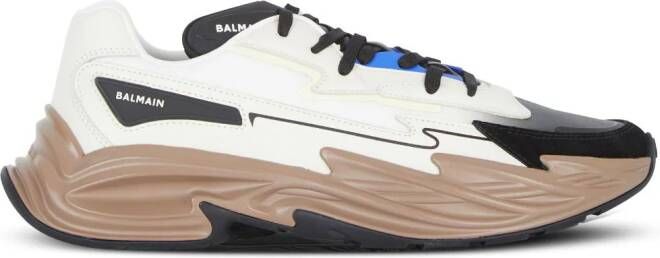 Balmain B-DR 4G0N sneakers met vlakken Wit