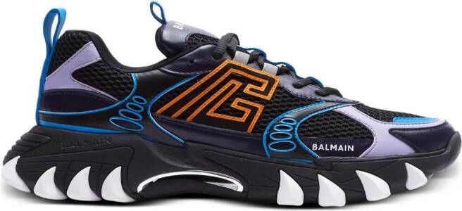 Balmain B-East mesh sneakers Zwart