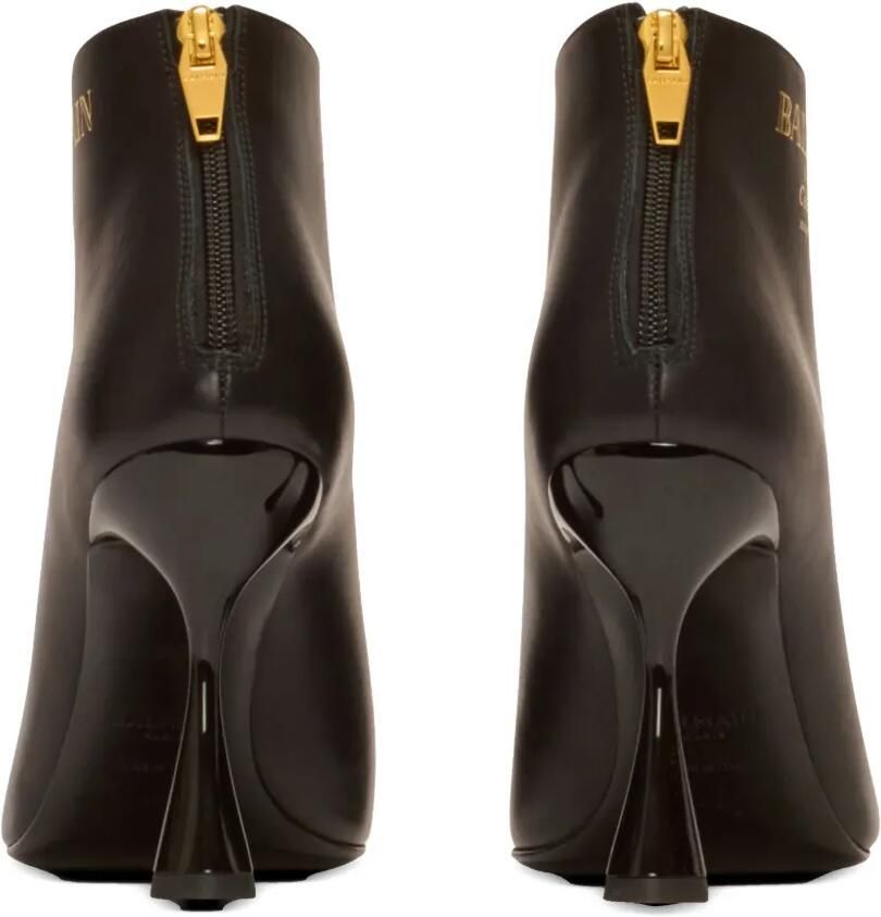 Balmain 95 mm Eden leren enkellaarzen Zwart - Foto 3