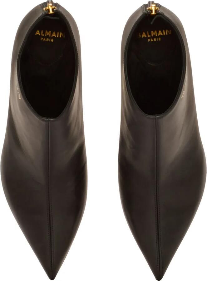 Balmain 95 mm Eden leren enkellaarzen Zwart - Foto 5