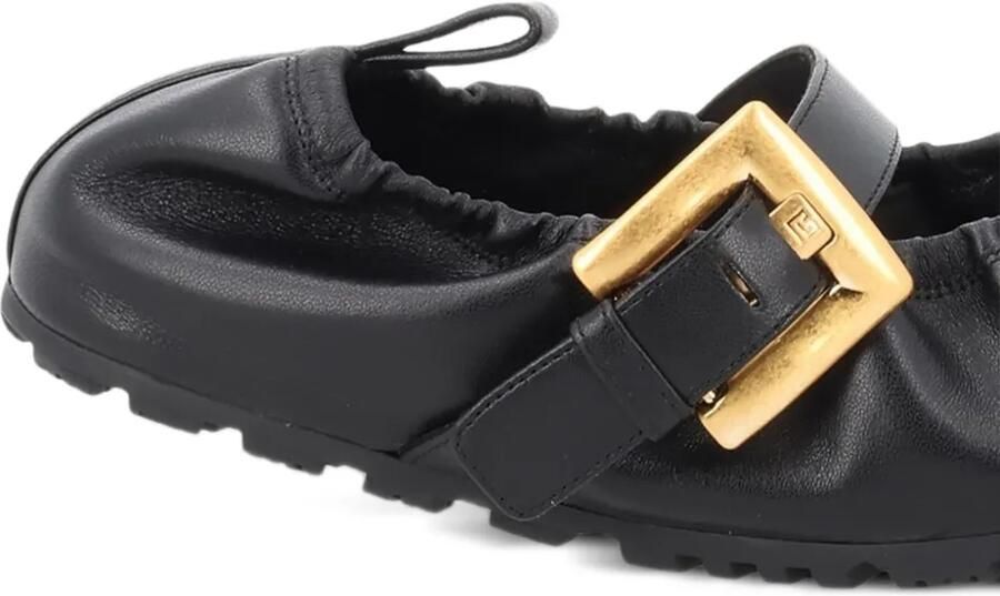 Balmain Anthem ballerina's met gespsluiting en ruches Zwart - Foto 2