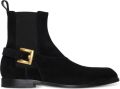 Balmain Anthem Chelsea laarzen met gespband Zwart - Zwart