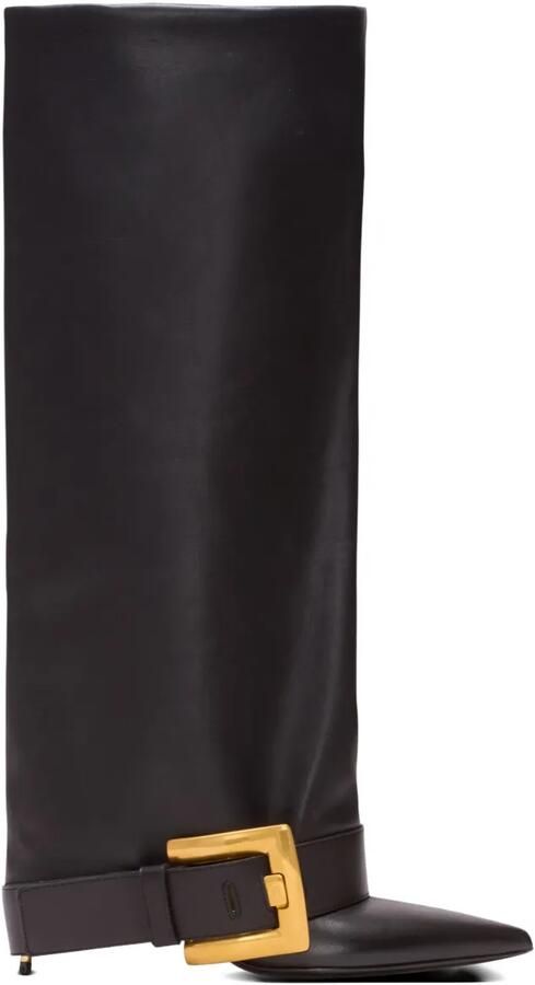 Balmain Anthem knielaarzen Zwart