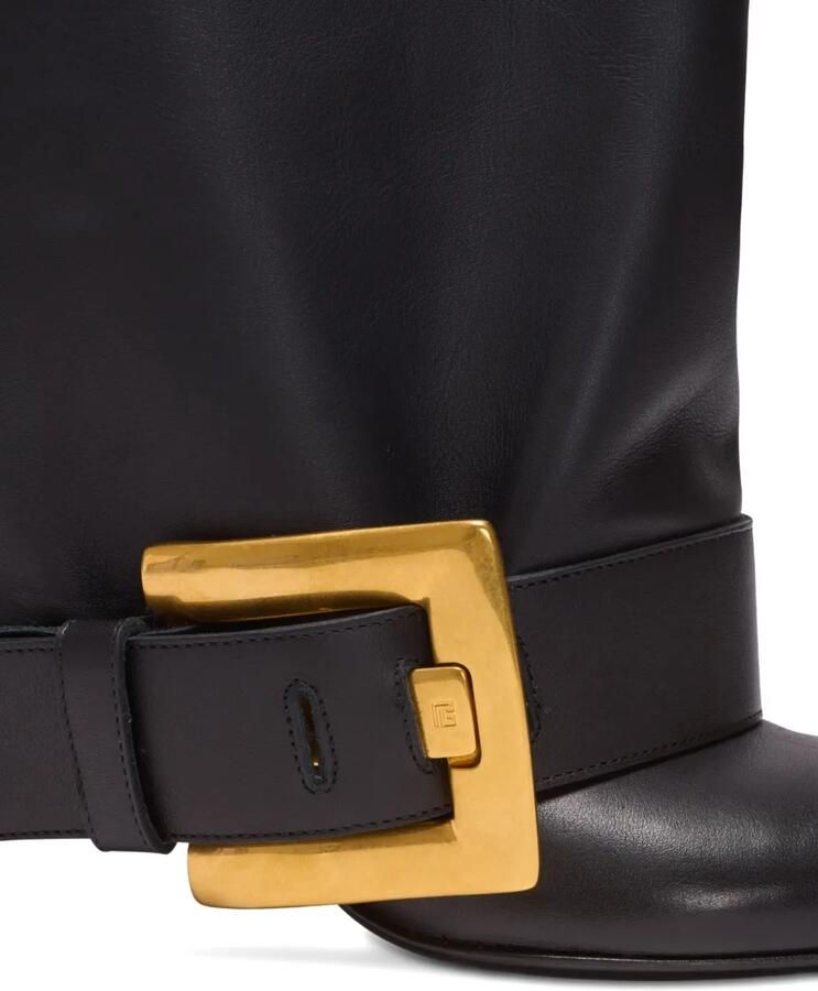 Balmain Anthem knielaarzen Zwart - Foto 2