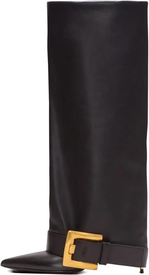 Balmain Anthem knielaarzen Zwart - Foto 3