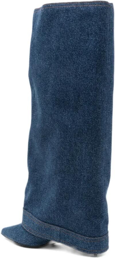 Balmain Anthem laarzen met gesp Blauw - Foto 4