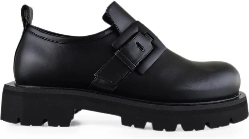 Balmain Anthem loafers van glanzend leer Zwart