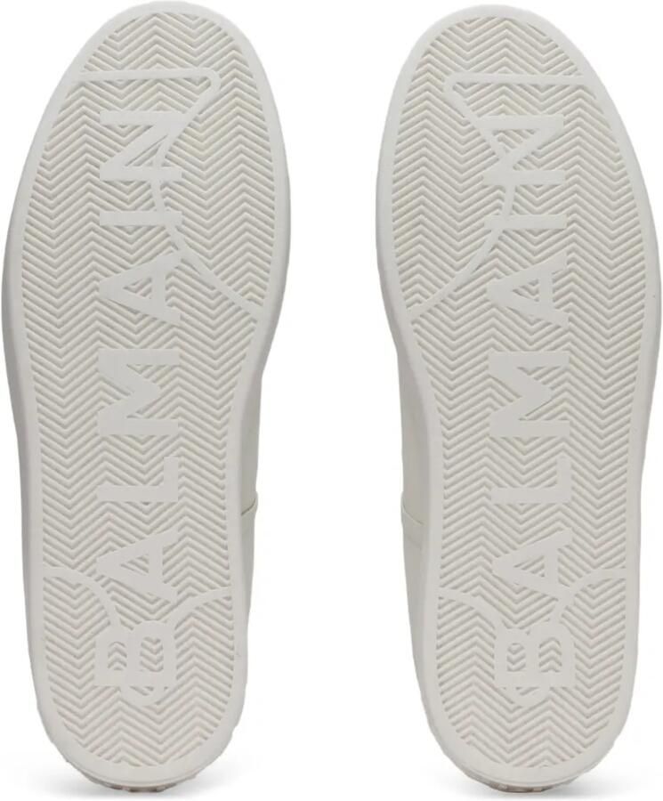 Balmain B-Court gladde leren sneakers Wit - Foto 2