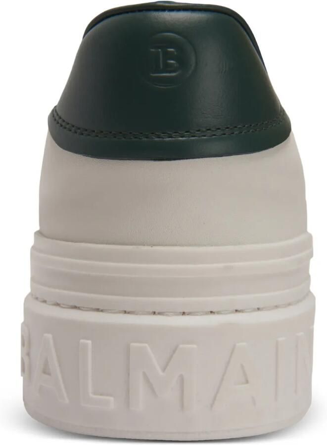 Balmain B-Court gladde leren sneakers Wit - Foto 3