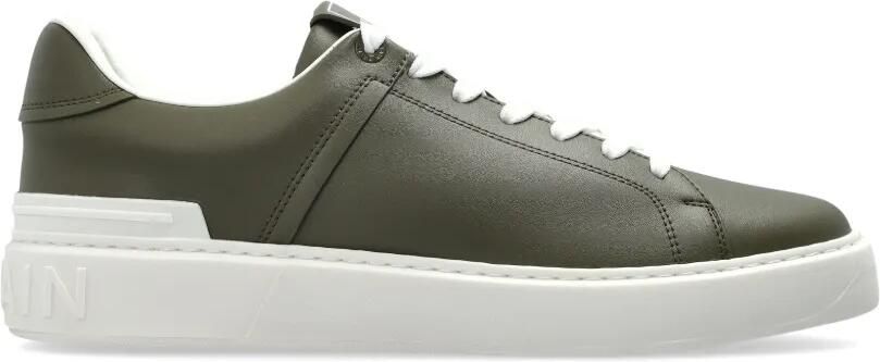 Balmain B-Court kalfsleren sneakers Groen