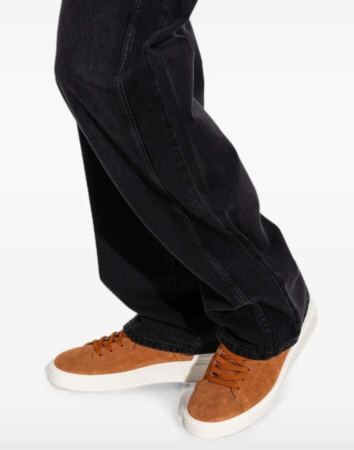 Balmain B-Court sneakers met lammy afwerking Bruin - Foto 2