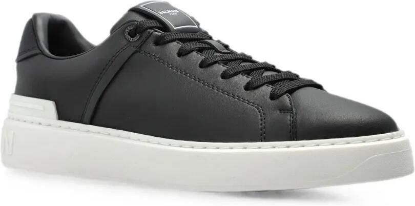 Balmain B-Court sneakers van glad leer Beige - Foto 4