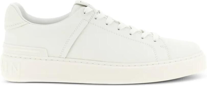 Balmain B-Court sneakers van glad leer Wit