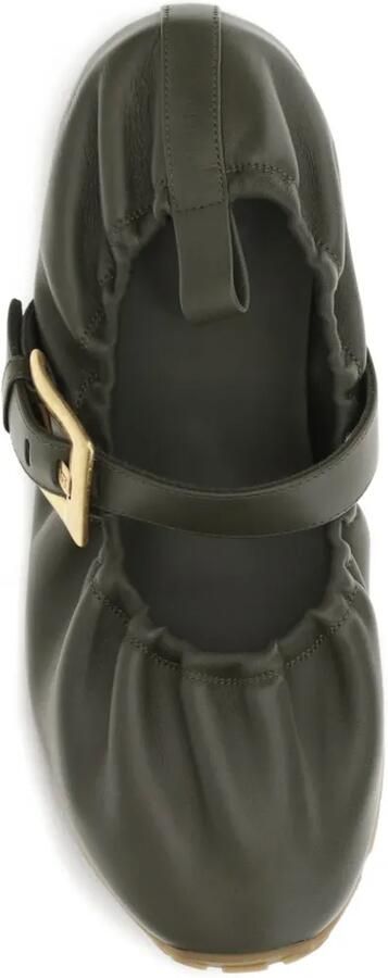 Balmain Ballerina's met gespsluiting Groen - Foto 2
