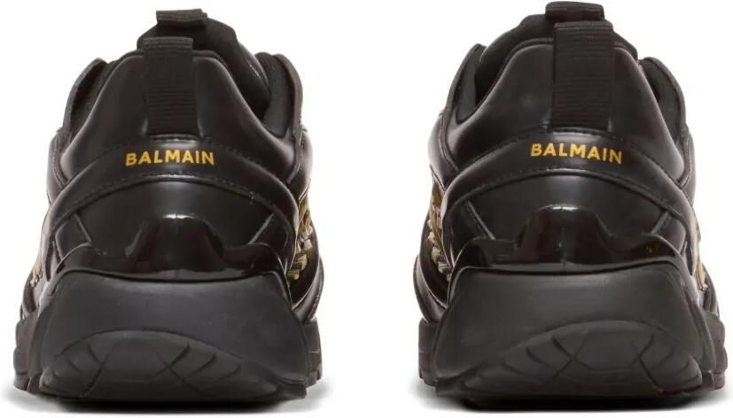 Balmain Cosmic Dust leren sneakers Zwart - Foto 5