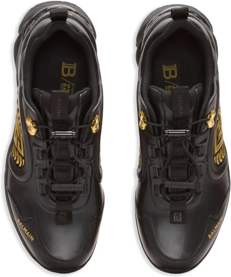 Balmain Cosmic Dust leren sneakers Zwart - Foto 2
