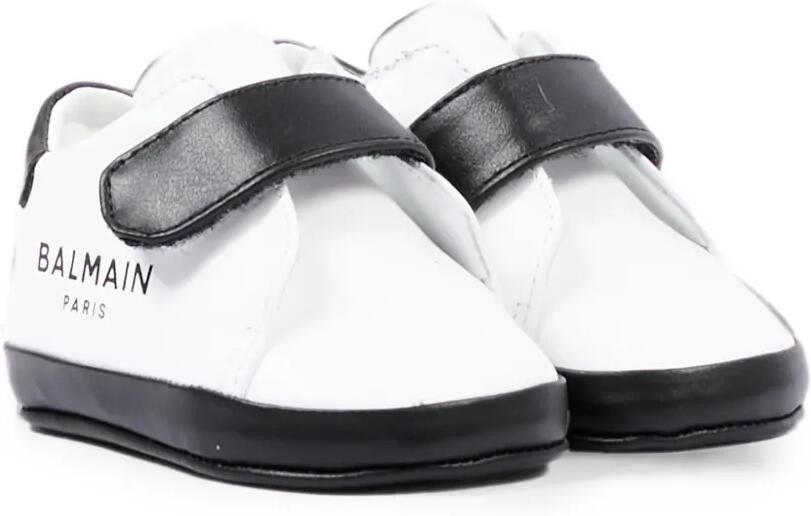 Balmain Kids Sneakers met klittenband Wit - Foto 4