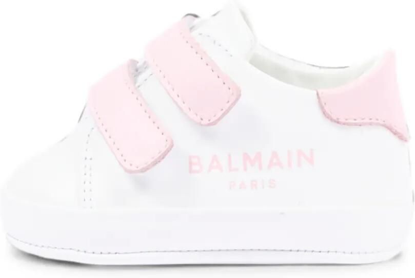 Balmain Kids Sneakers met klittenband Wit - Foto 4