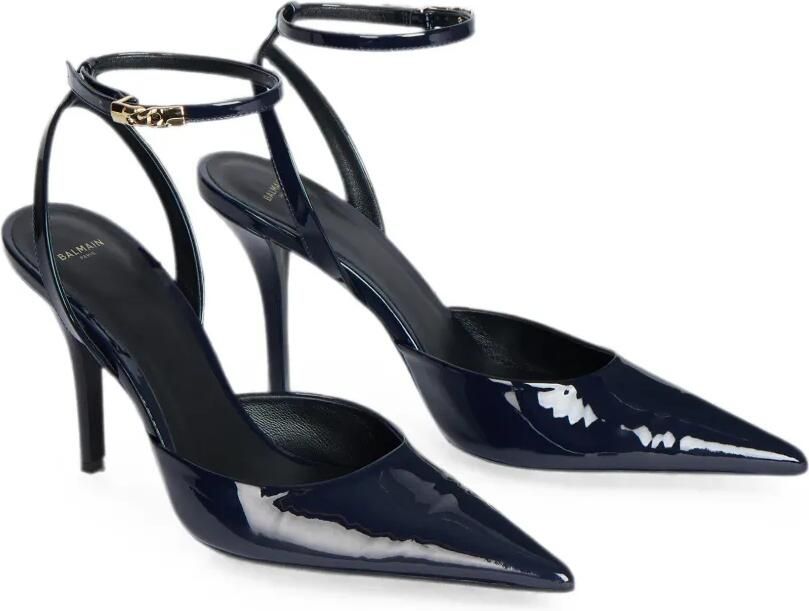 Balmain Lakleren pumps met bandjes Blauw - Foto 5
