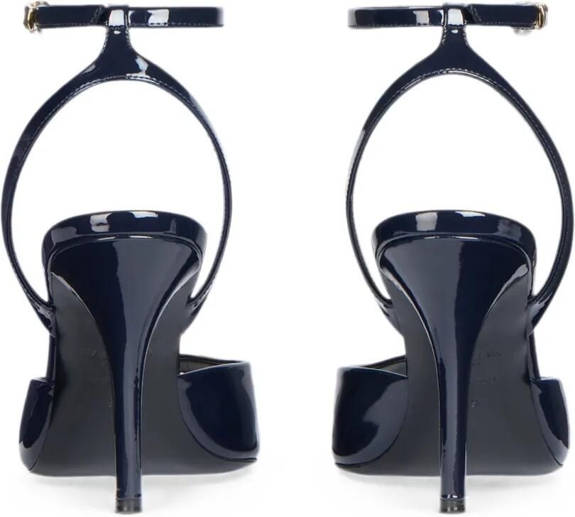 Balmain Lakleren pumps met bandjes Blauw - Foto 3