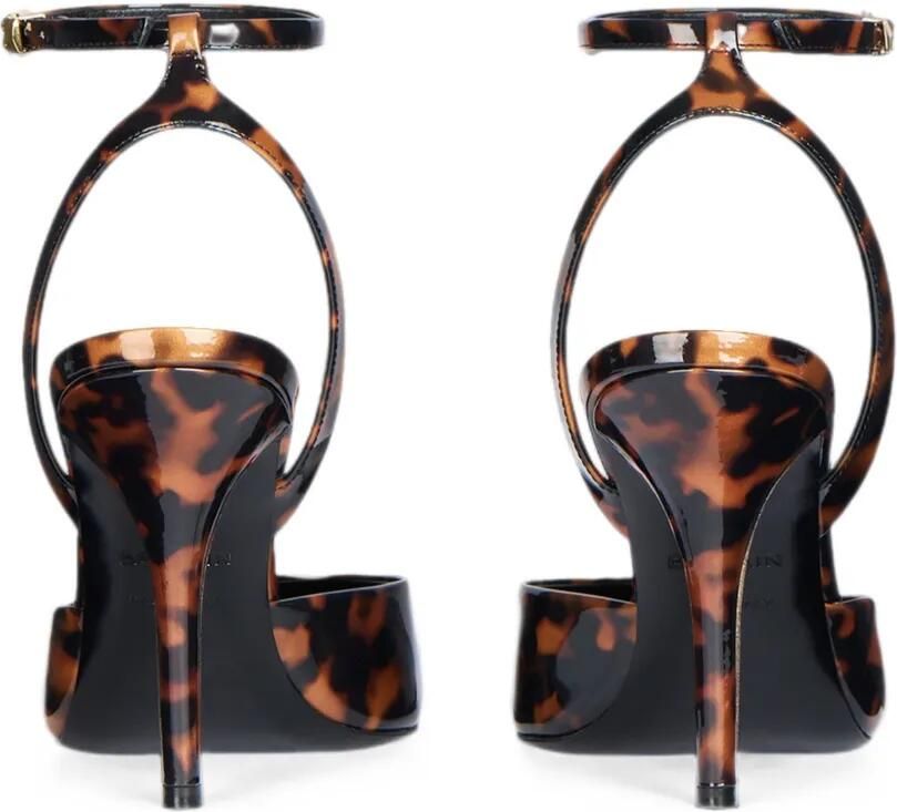 Balmain Lakleren pumps met print Bruin - Foto 4