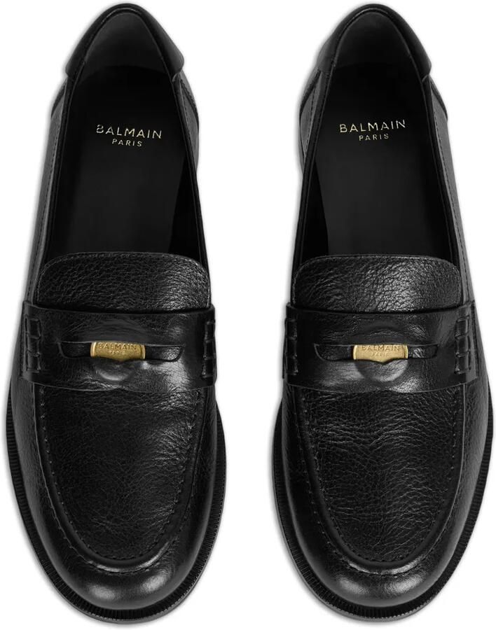 Balmain Leren loafers Zwart - Foto 2