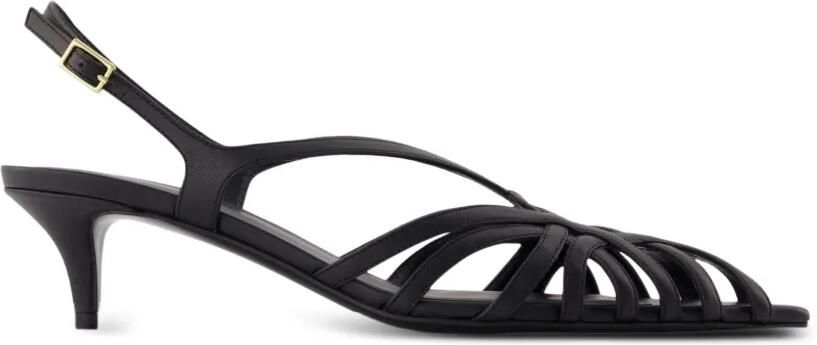 Balmain Leren sandalen Zwart