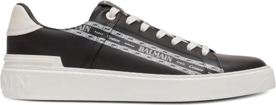 Balmain Leren sneakers Zwart