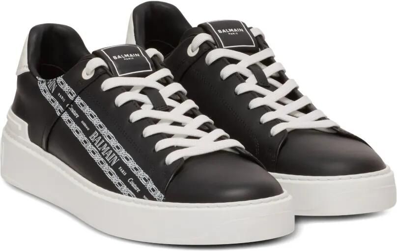 Balmain Leren sneakers Zwart - Foto 4