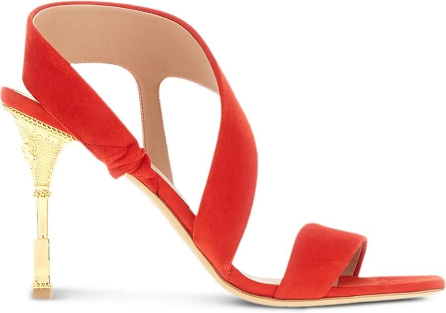 Balmain Moneta sandalen Rood