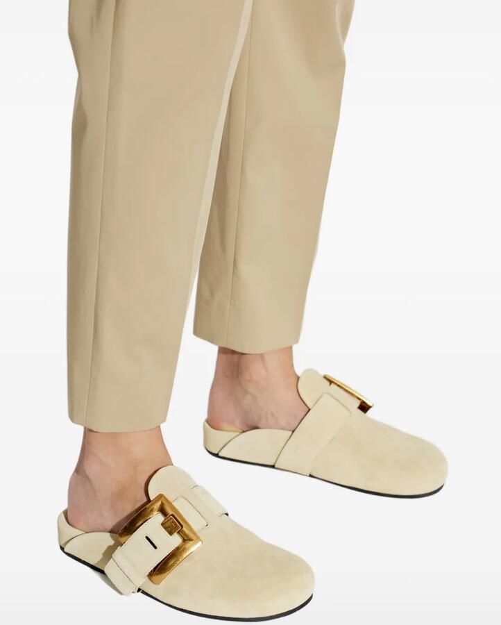 Balmain Muiltjes met gesp Beige