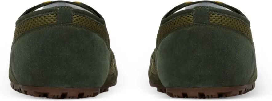 Balmain Racer 45 sneakers in mesh en suède leer Groen - Foto 4