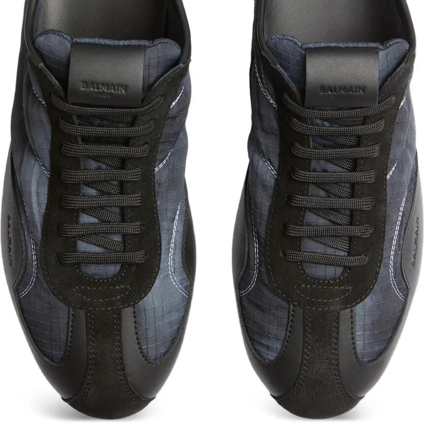 Balmain Racing low-top nylon en leren sneakers Blauw - Foto 2