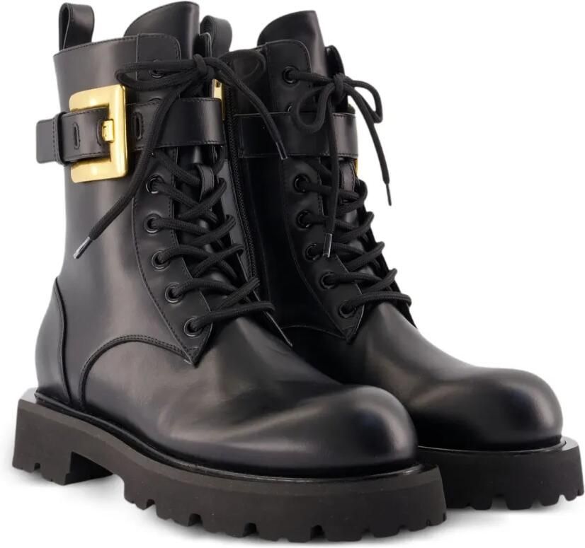 Balmain Ranger Anthem enkellaarzen met gespbandje Zwart - Foto 2