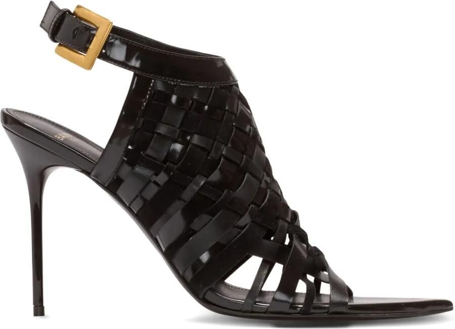 Balmain Sandalen met open neus Zwart