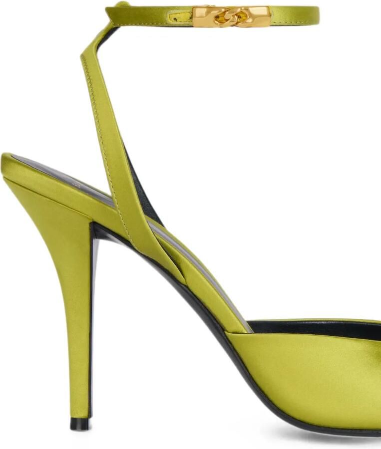 Balmain Satijnen schoenen Groen - Foto 2