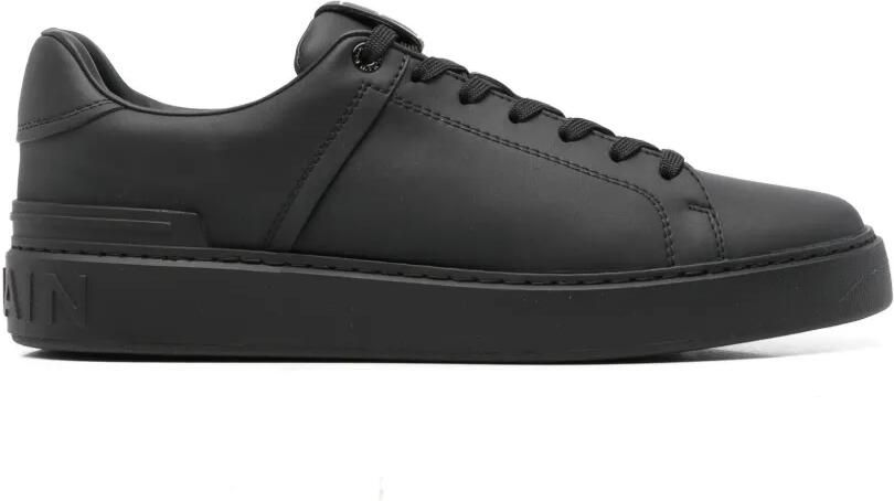 Balmain Sneakers met logo-reliëf Zwart