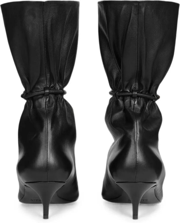 Balmain Sphynx gladde leren enkellaarzen Zwart - Foto 3